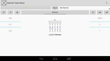Clarinet Tuner Pro capture d'écran 1