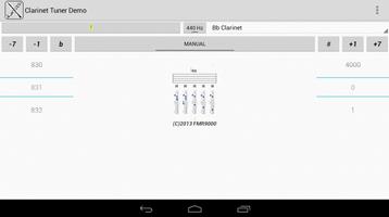 Clarinet Tuner Demo screenshot 2
