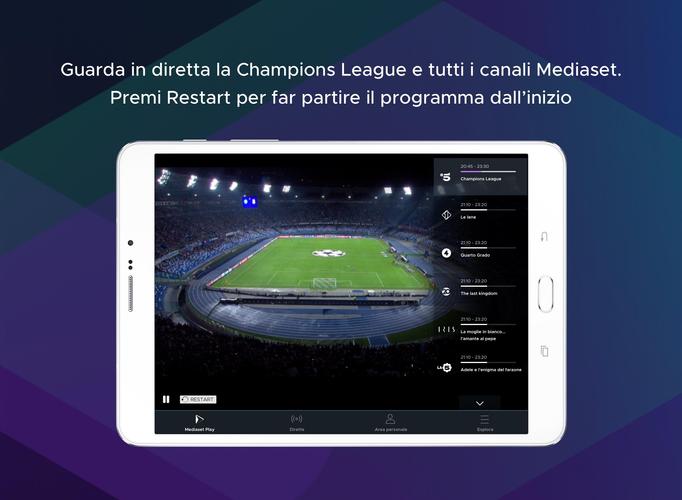 video mediaset con android scarica