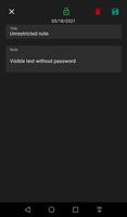 Secured Notes captura de pantalla 1