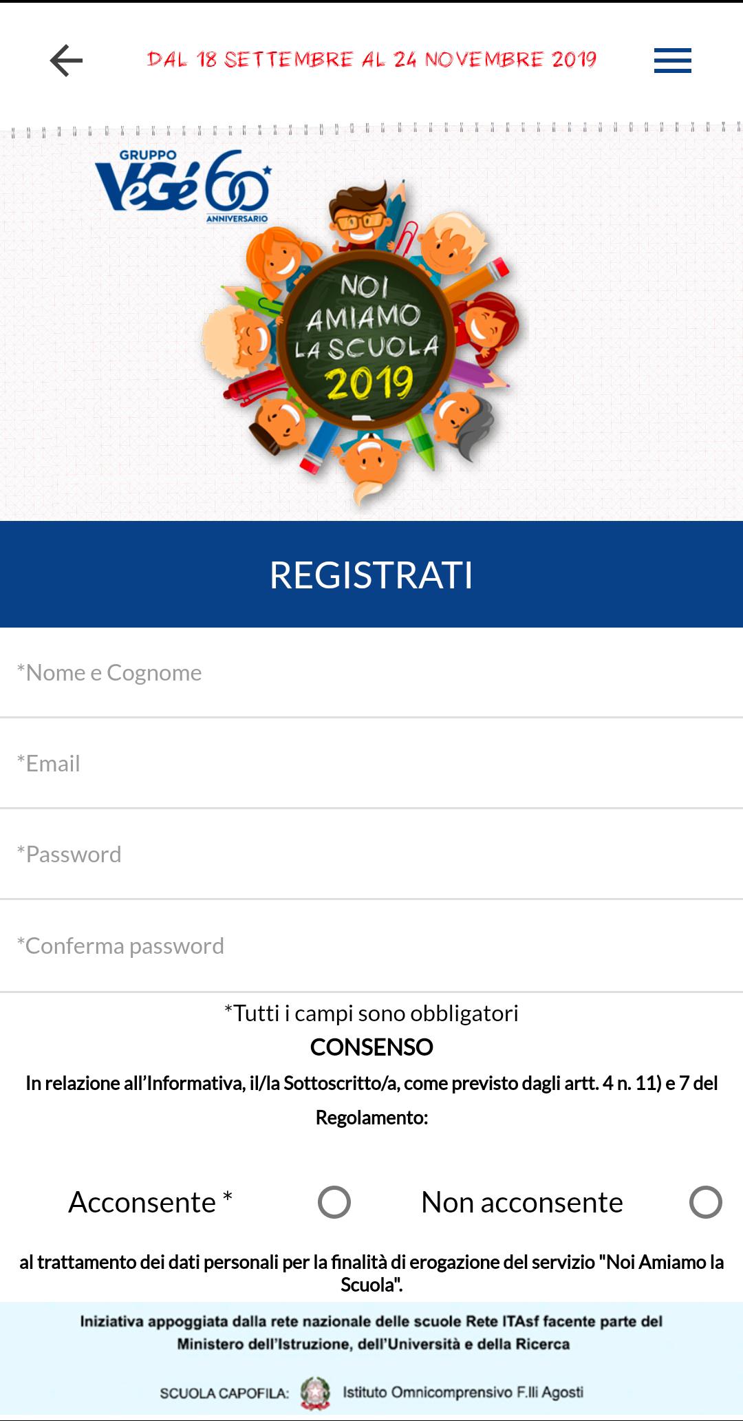 scarica app noi amiamo la scuola