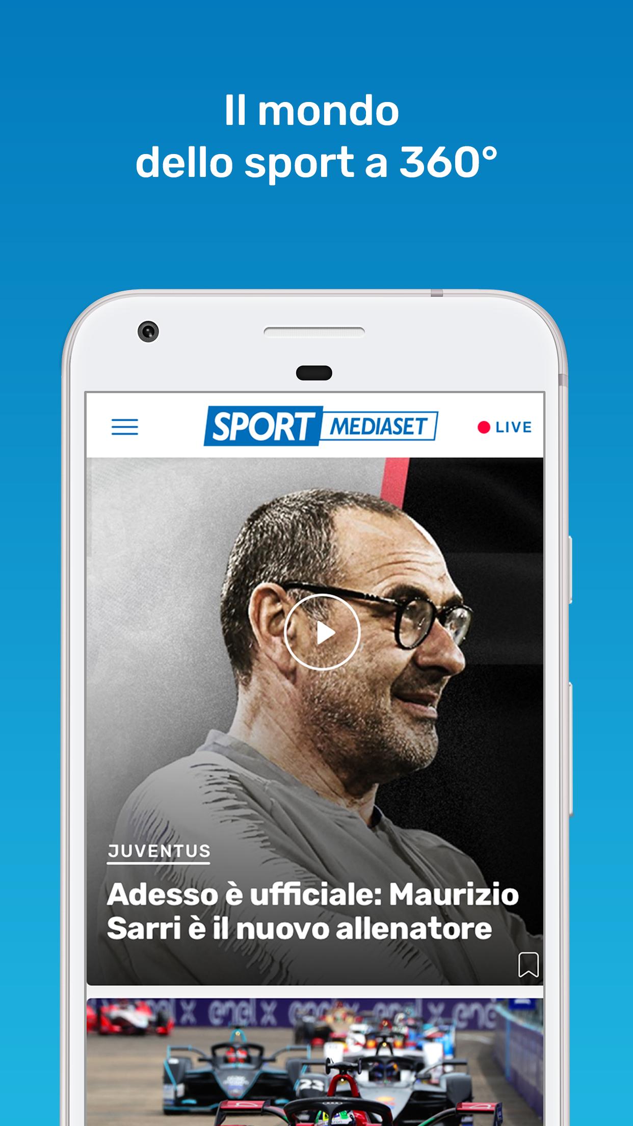 SCARICA APP SPORTMEDIASET