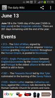 History Today - The Daily Wiki স্ক্রিনশট 2