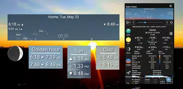 Astro Clock Widget