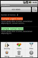 Easy Memo - Protect your memos poster