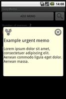 Easy Memo - Protect your memos اسکرین شاٹ 1