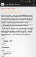 1 Schermata Corso Html Free - ITA