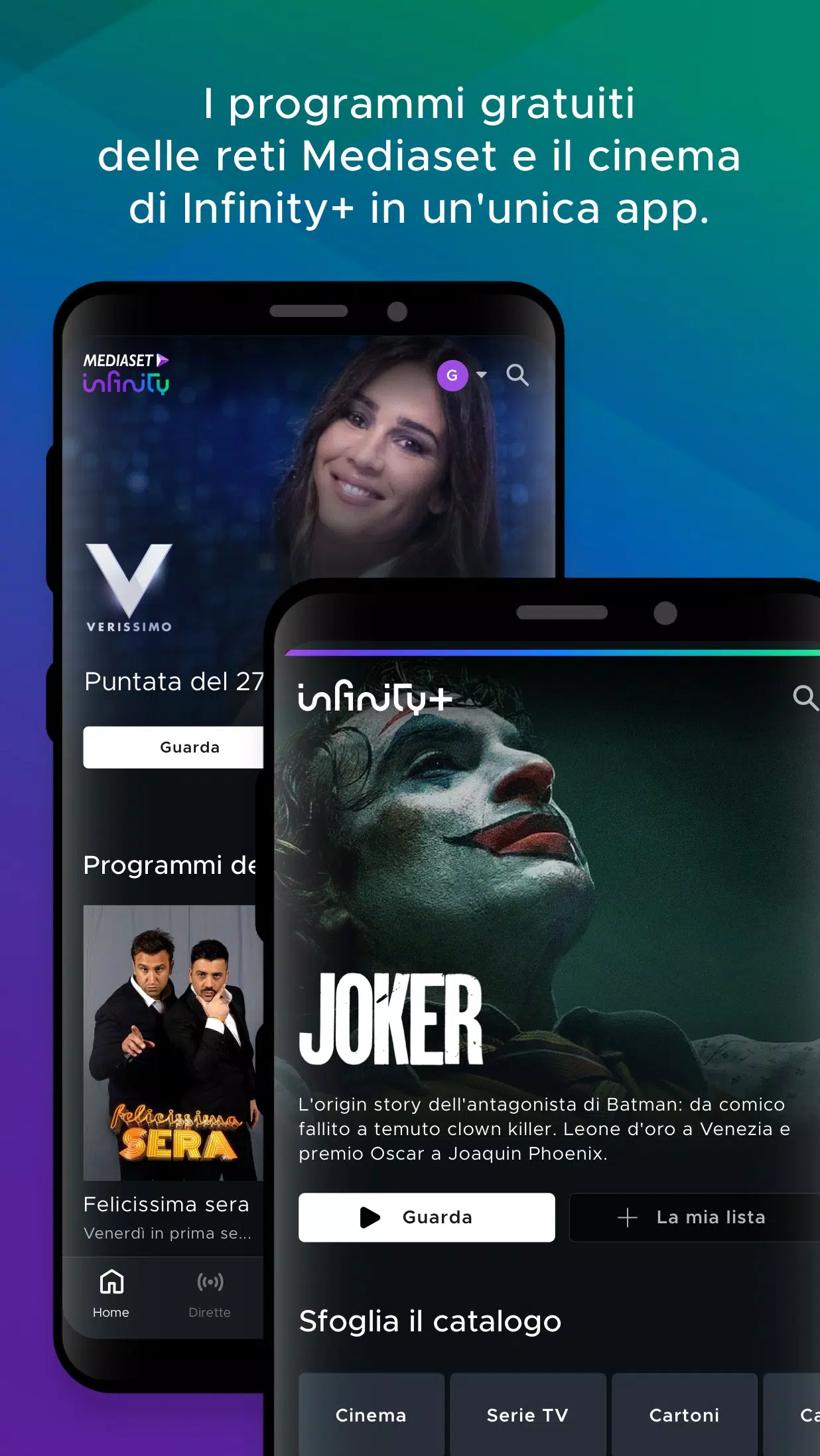 Mediaset Infinity TV for Android - APK Download