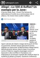 1 Schermata News Bianconero