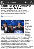News Bianconero اسکرین شاٹ 1
