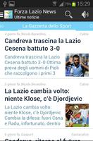 Forza Lazio News poster