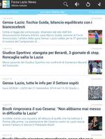 Forza Lazio News Ekran Görüntüsü 2