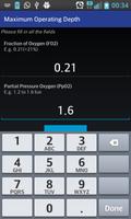 Scuba MOD Calculator 截图 2