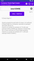 Container Check Digit Creator captura de pantalla 1