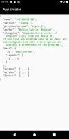 Json App Creator تصوير الشاشة 2