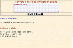 Divisione in sillabe ภาพหน้าจอ 1