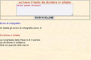 Divisione in sillabe capture d'écran 2