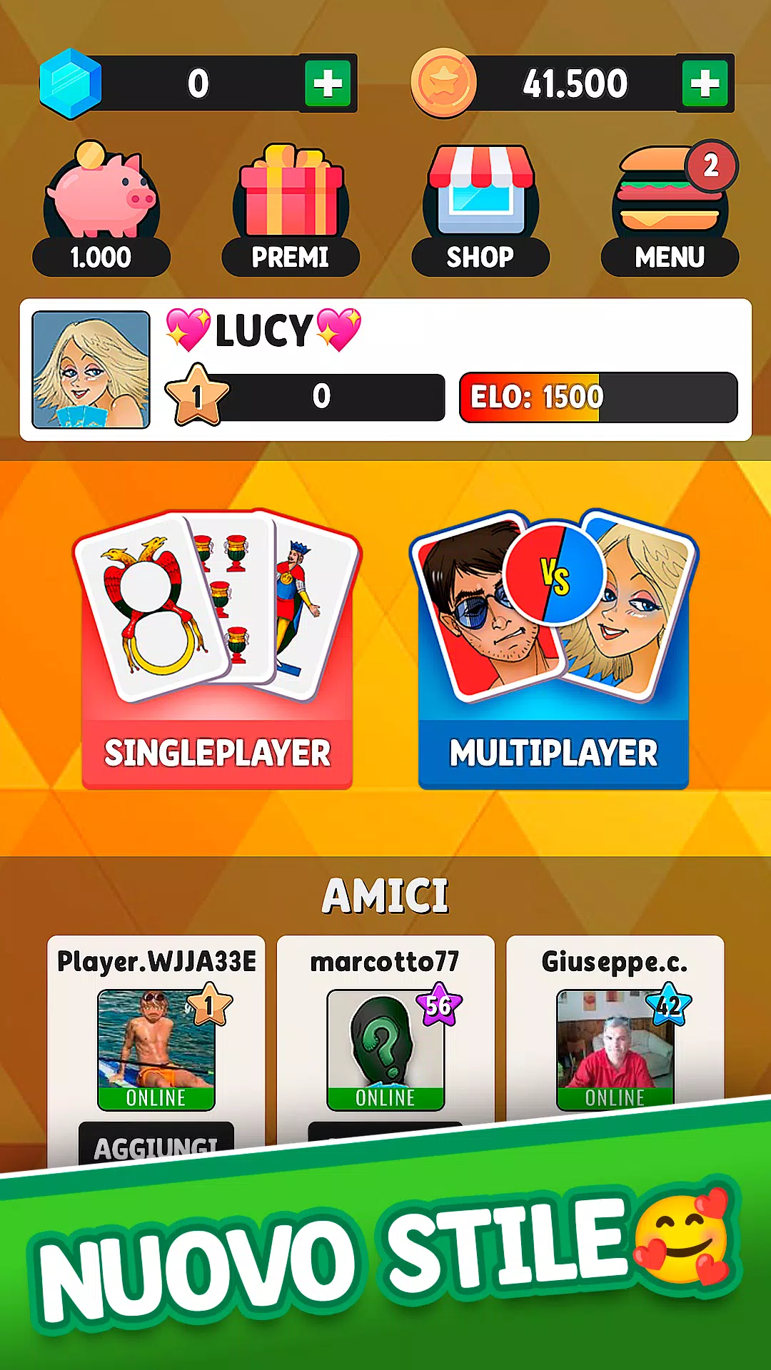 Assopiglia Più Giochi di Carte