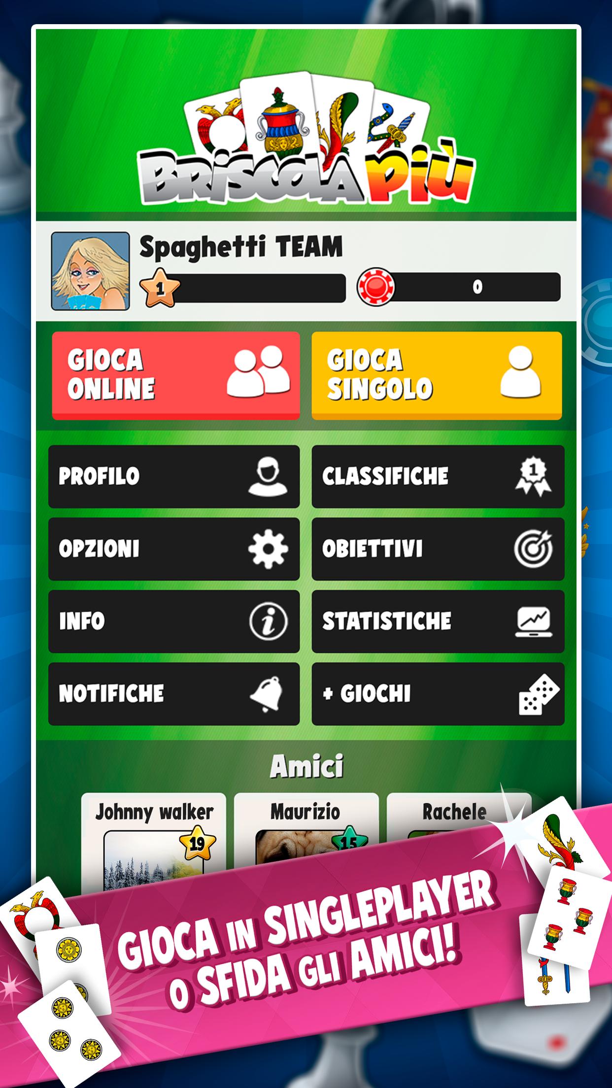 SCARICARE GIOCO DI CARTE BRISCOLA