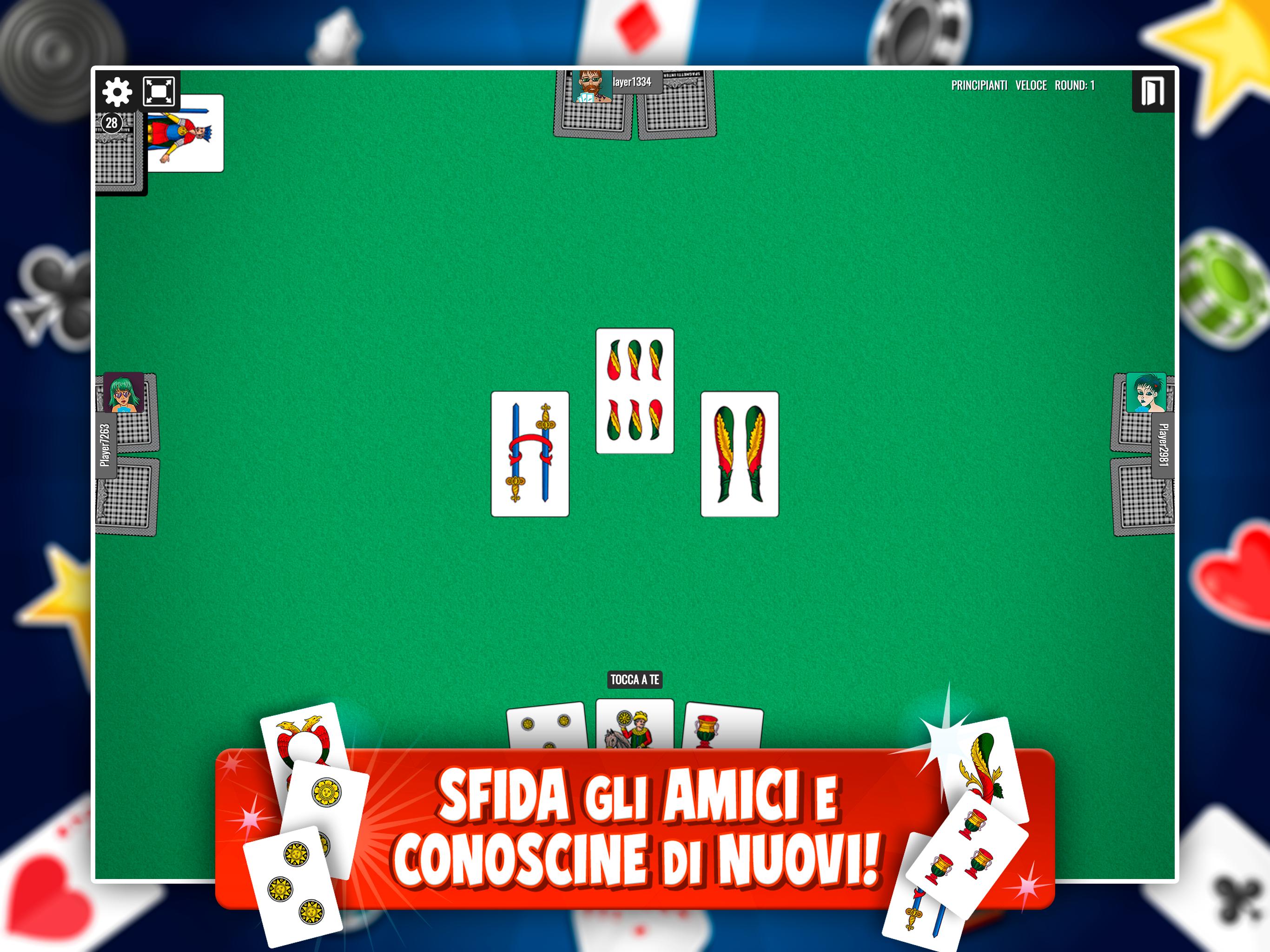 SCARICARE GIOCHI DI SCOPA E BRISCOLA DA