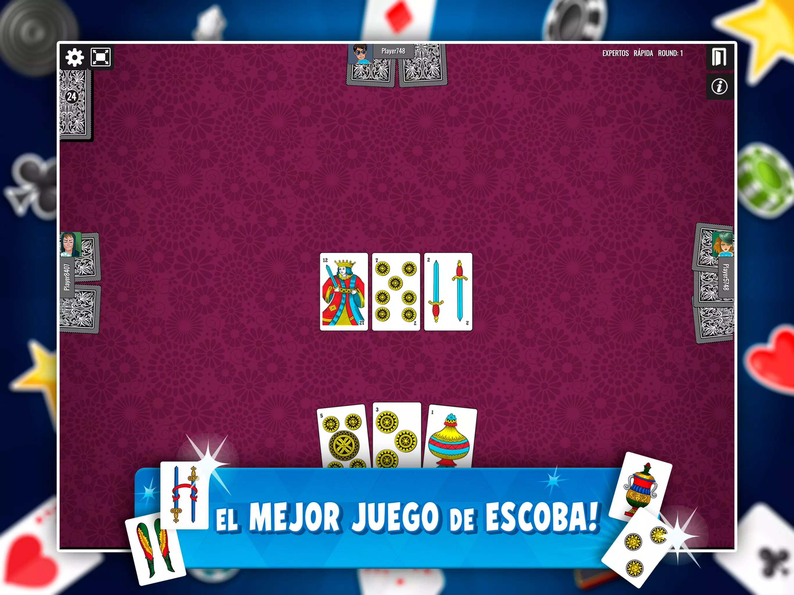 Escoba Más – Juegos Sociales