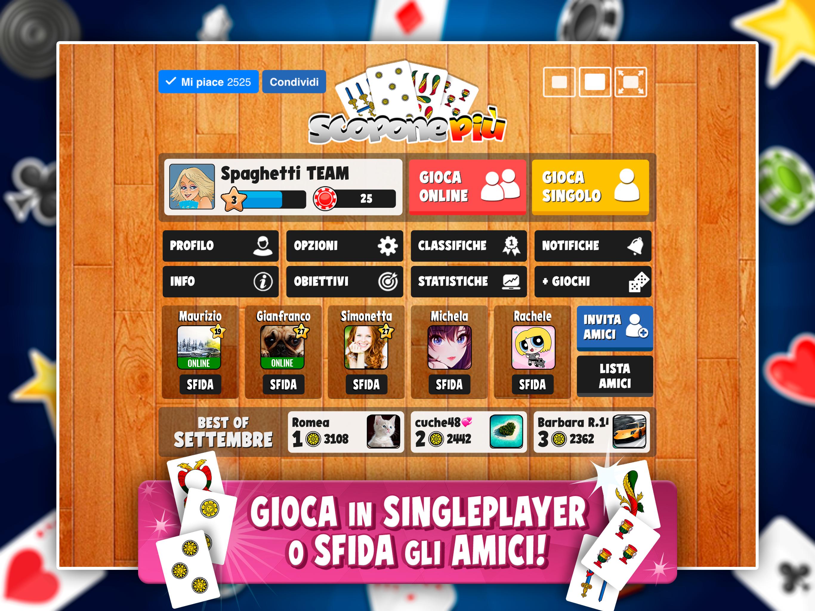 scaricare gioco scopa spaghetti interactive