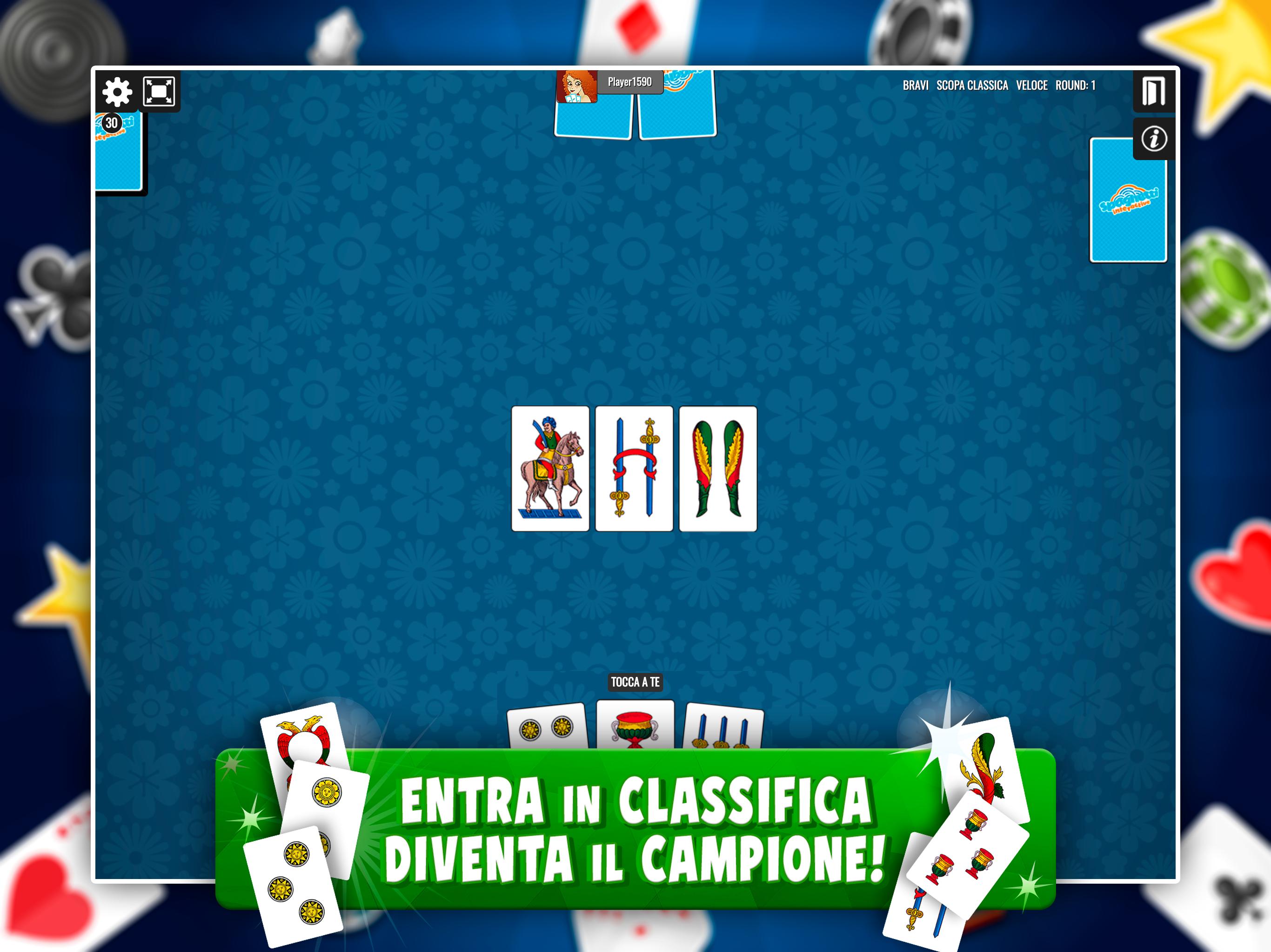 scaricare gioco scopa spaghetti interactive
