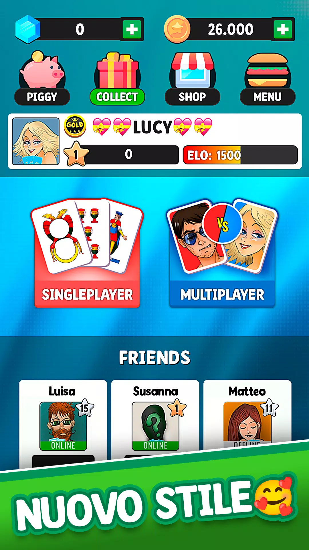 Tressette Più Giochi di Carte