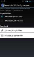 Avião On/Off Widget imagem de tela 3