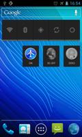 Avião On/Off Widget Cartaz