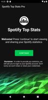 Top Stats Pro for Spotify ảnh chụp màn hình 1