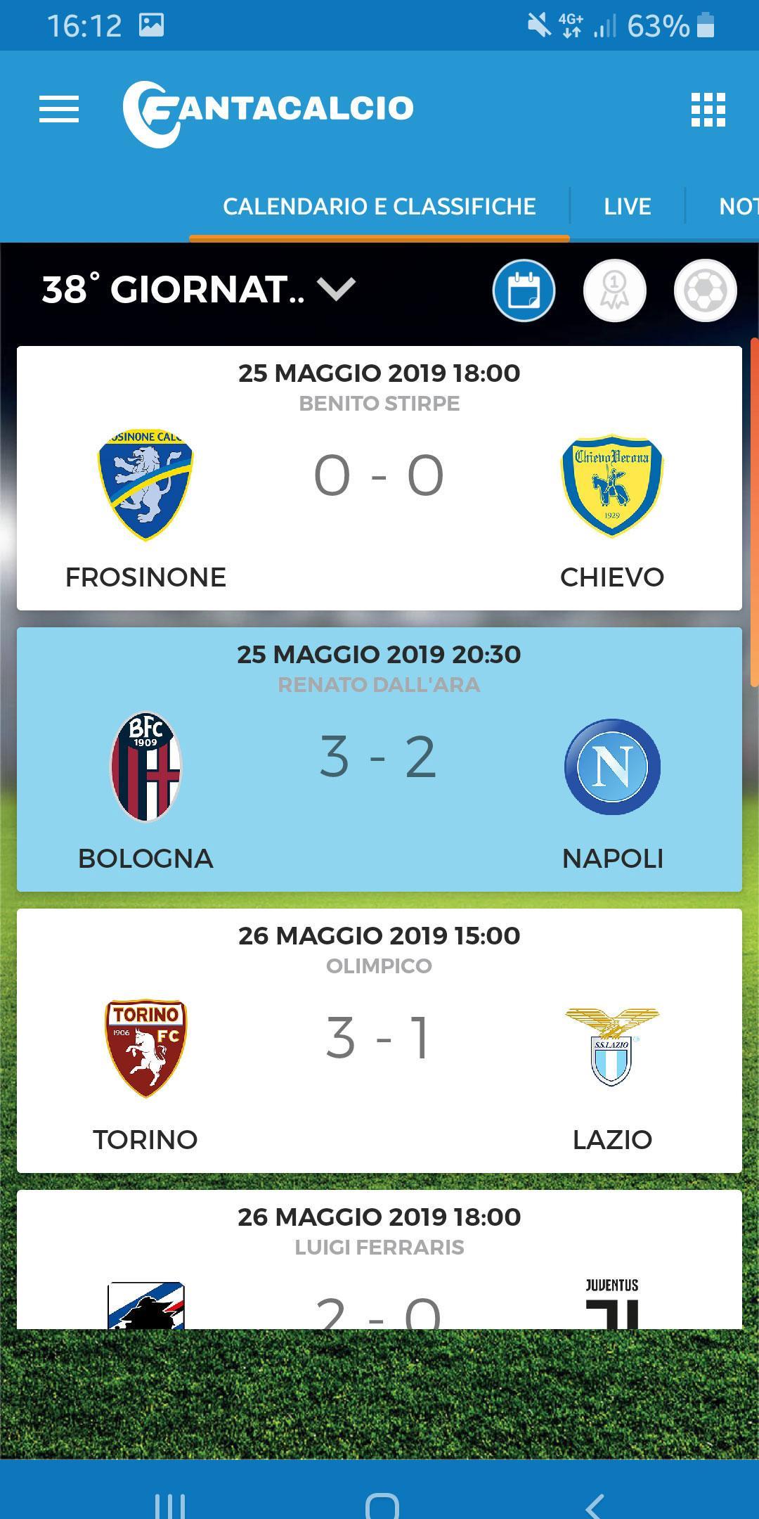 SCARICA APP FANTAGAZZETTA