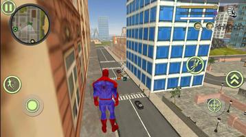 Super Rope Hero Spider Open World Street Gangster الملصق