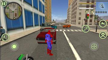 Super Rope Hero Spider Open World Street Gangster تصوير الشاشة 1