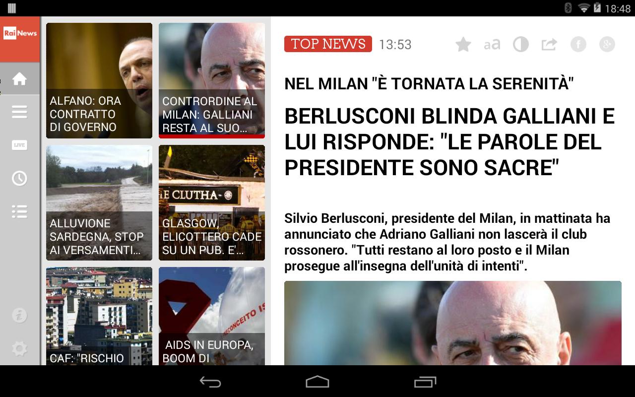 RAINEWS SCARICA
