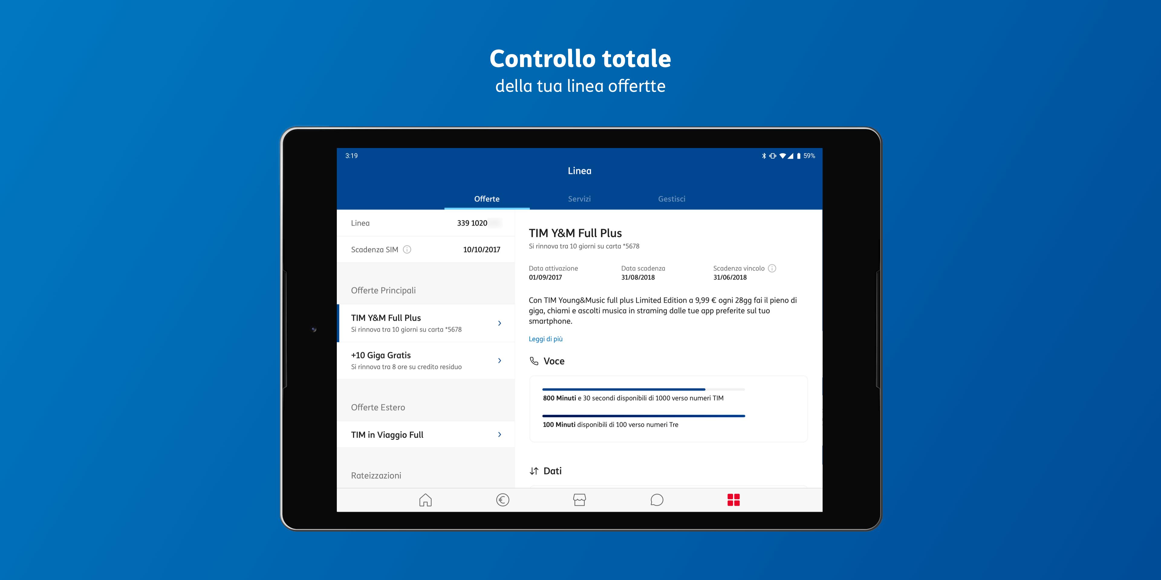 app tim scarica