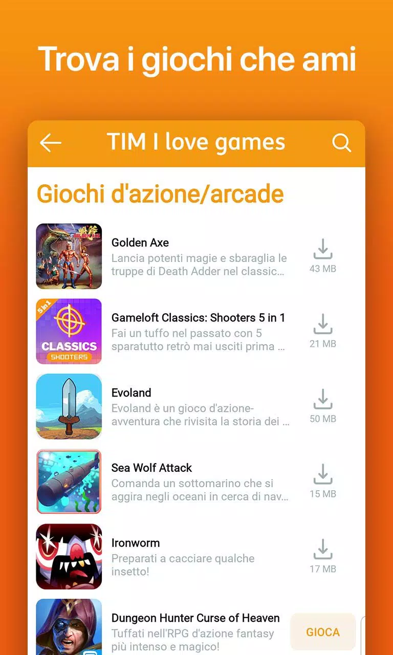 Download do APK de TIM I love games para Android