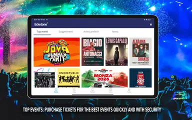 TicketOne.it アプリダウンロード