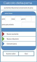 Calcolo della pena - demo screenshot 1