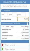 Calcolo della pena - demo screenshot 2