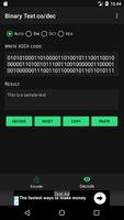 Binary Text co/dec Ekran Görüntüsü 1