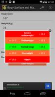 Body Surface and Mass স্ক্রিনশট 3