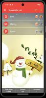 Xmas Gifts List الملصق
