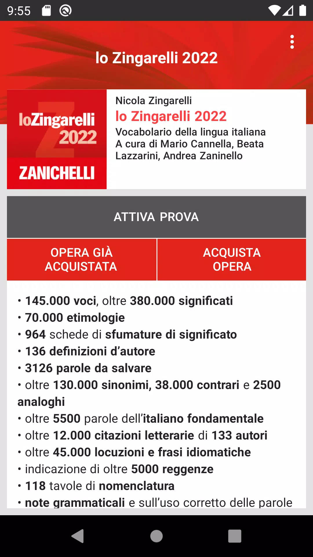 lo Zingarelli 2022 APK for Android Download