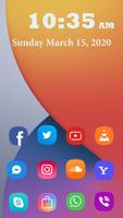 iOS 16 Launcher captura de pantalla 1