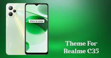 Theme for Realme C35 الملصق