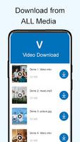 Tube Video Downloader 2021 - D постер