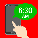 Talking Clock On Black Screen APK