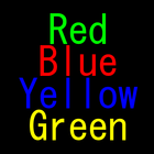 Text Color Brain training icon