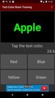 Text Color Brain training Screenshot 1